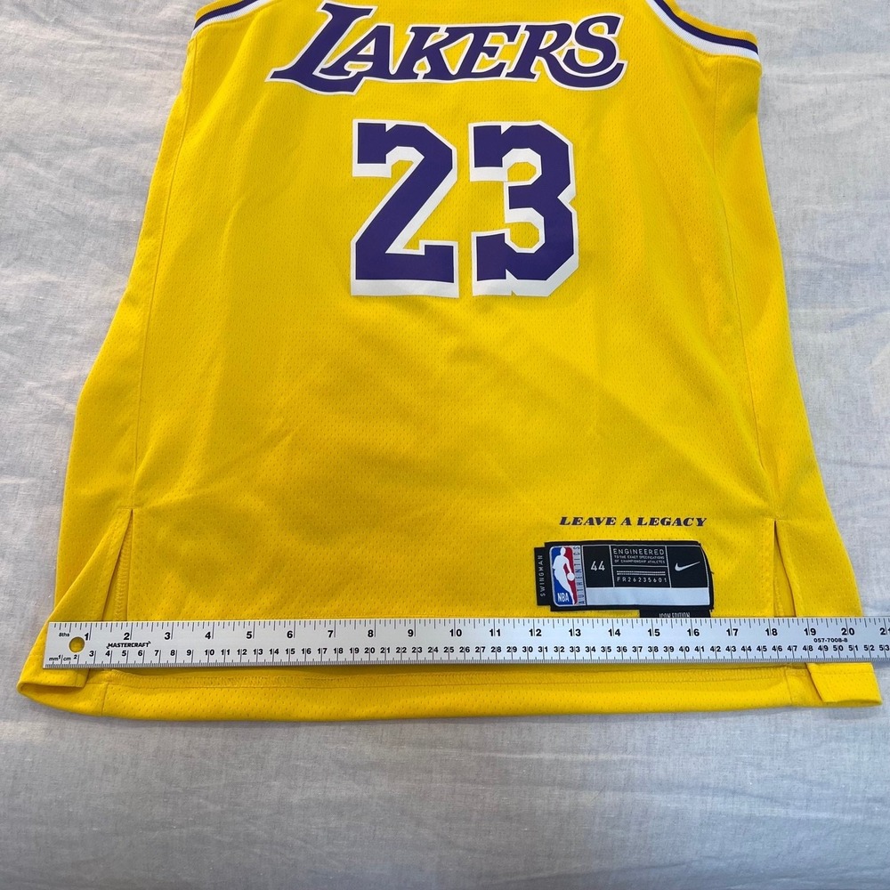 Nike LeBron James Los Angeles Lakers Icon Edition NBA Jersey Men's Size M 44 - Picture 7 of 13